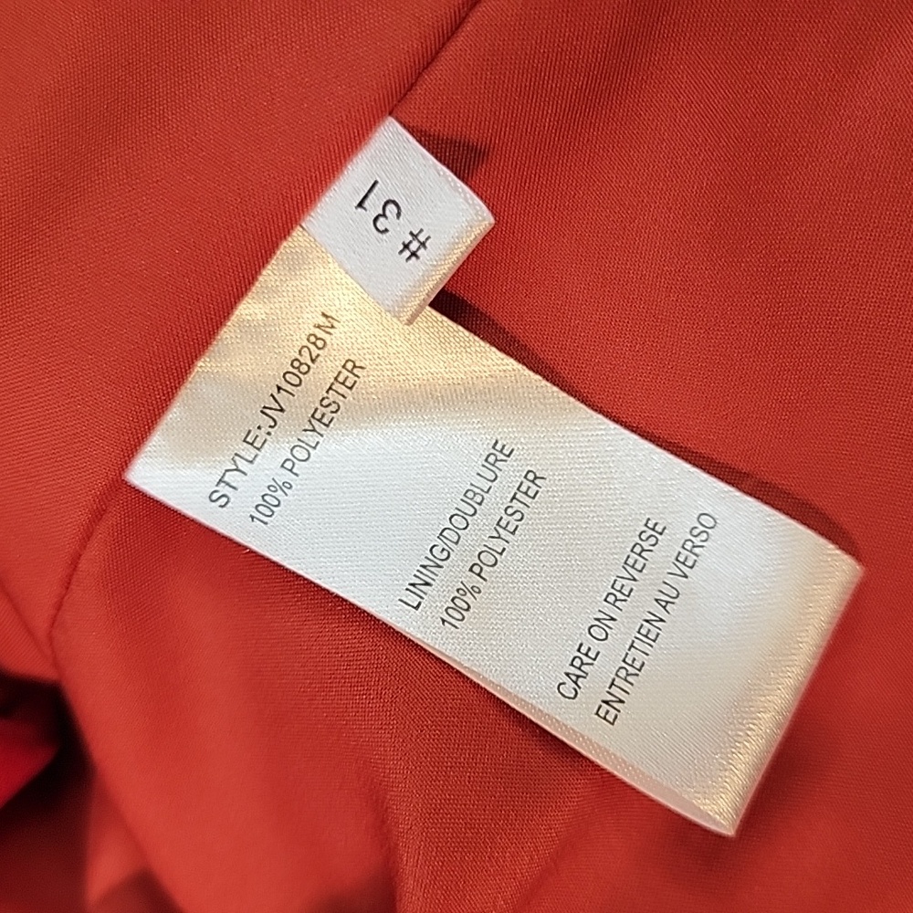 Conrad C Red Faux Leather Motorcycle Jacket - Picture 3 of 5